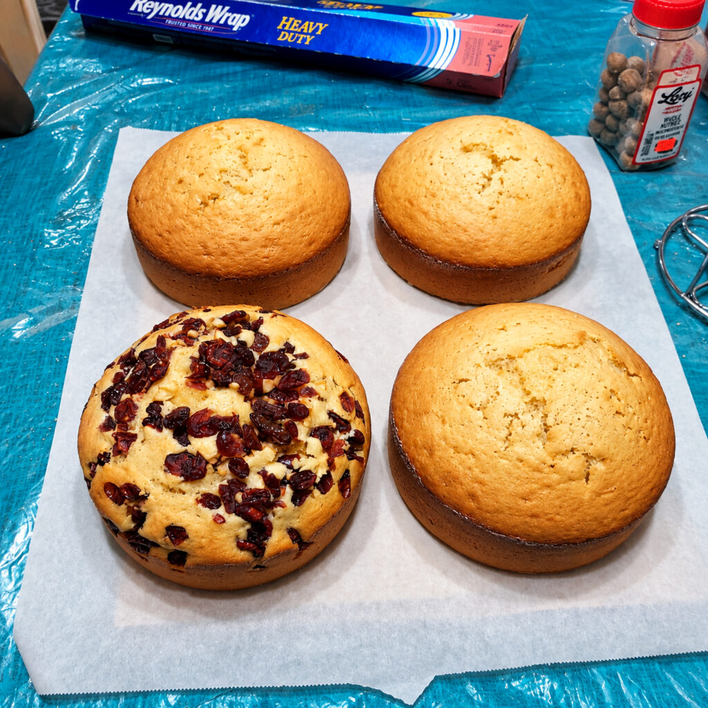 Fresh Baked Golden Cakes