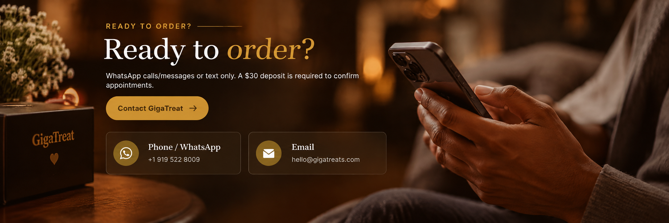 Ready to order GigaTreat